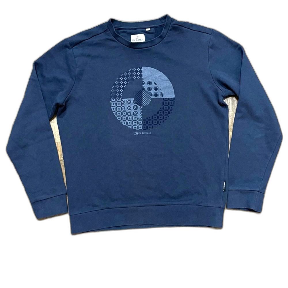 Ben Sherman Target Navy Blue Men’s Pullover Sweatshirt Size Medium